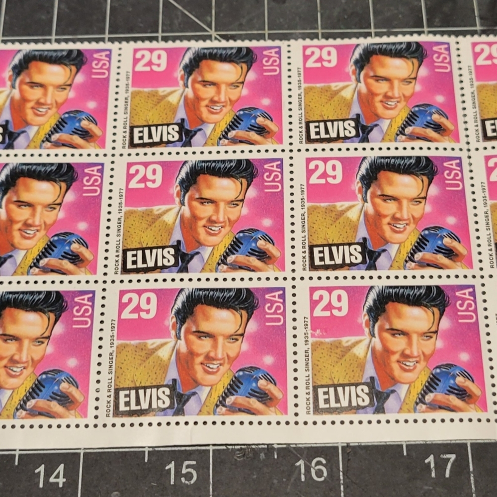 15/29 cent Elvis Presley stamps